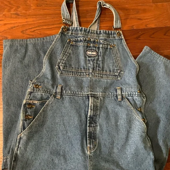 Men's Blue Denim Jeans overalls - Picture 6 of 6